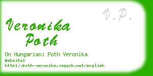 veronika poth business card